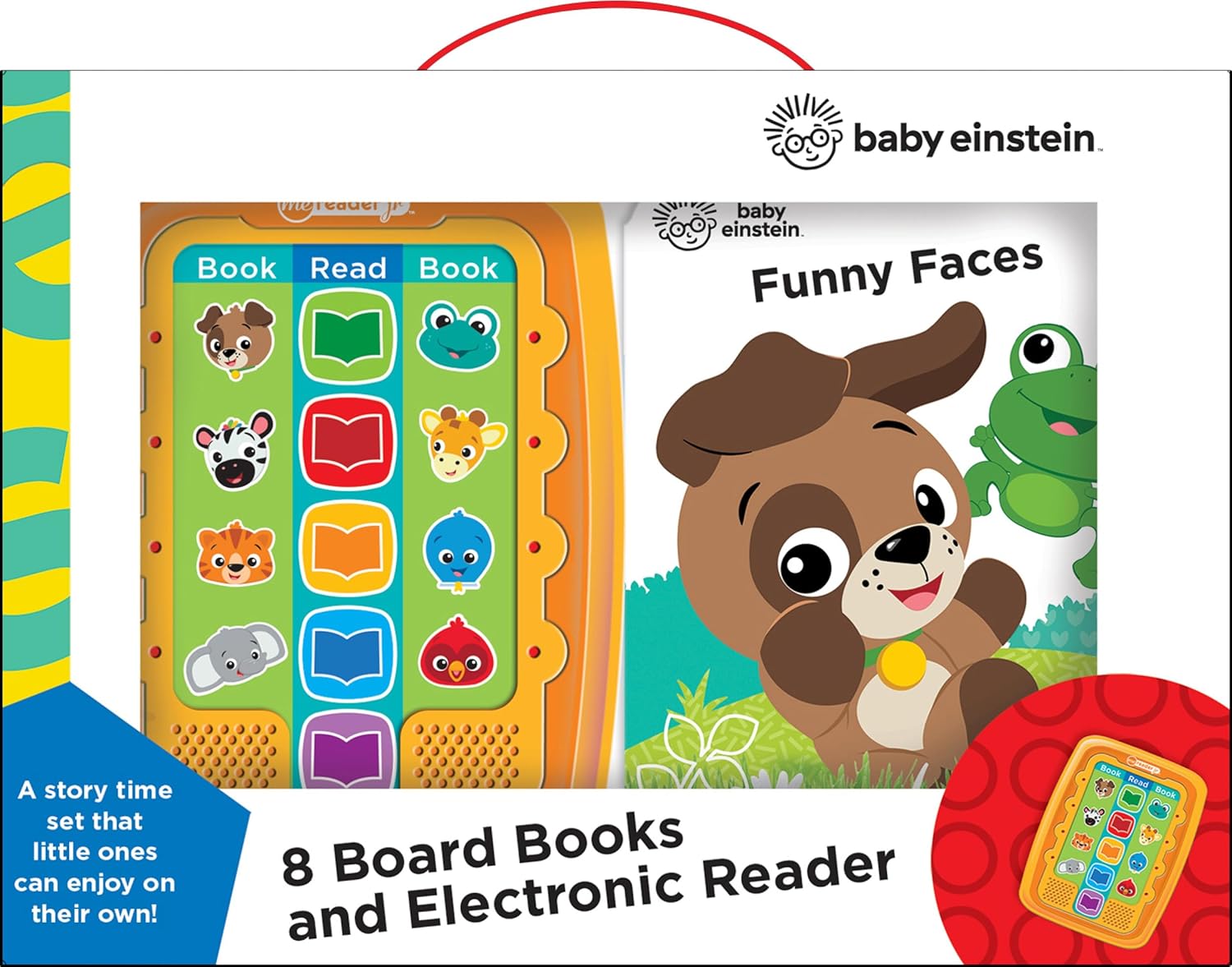 Baby Einstein: مكتبة كتب صوتية إلكترونية من 8 مجلدات للقارئ الصغير