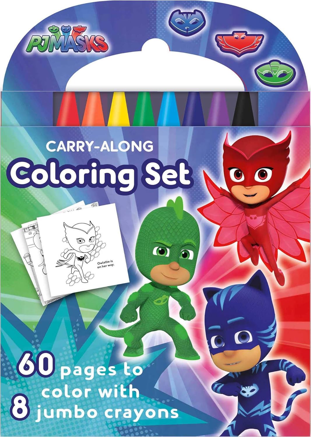 PJ Masks: مجموعة تلوين محمولة