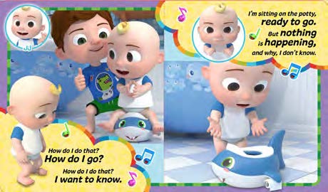 Cocomelon - JJ Goes To The Potty - بيانو بوك ميني ديلوكس - أغاني باو باترول بوبتاستيك