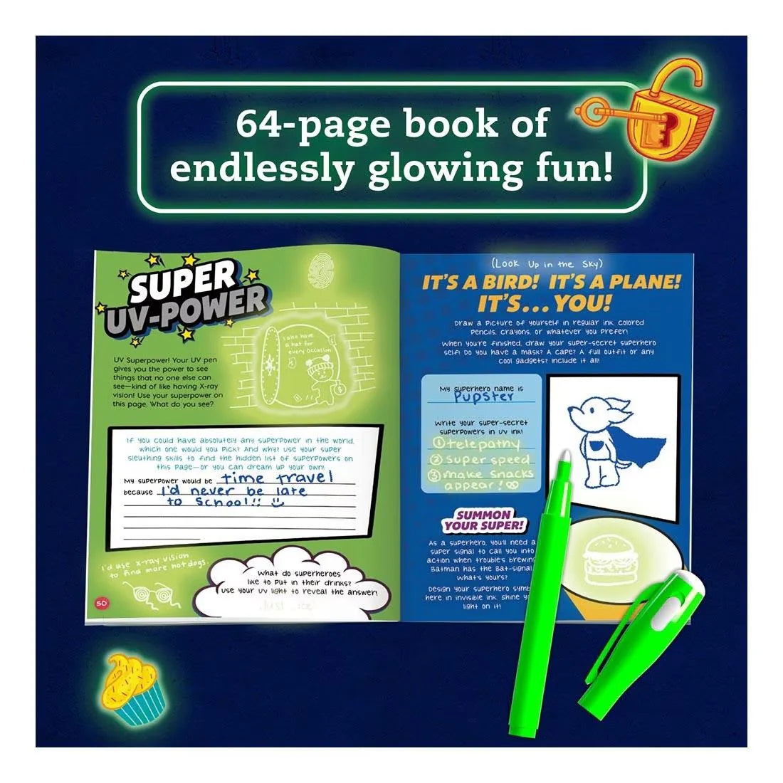 Top Secret - The Ultimate Invisible Ink Activity Book (Klutz Activity Book)