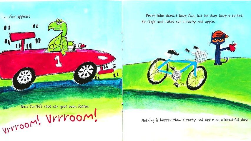 Pete the Cat - Go, Pete, Go! (Includes Over 30 Stickers!)