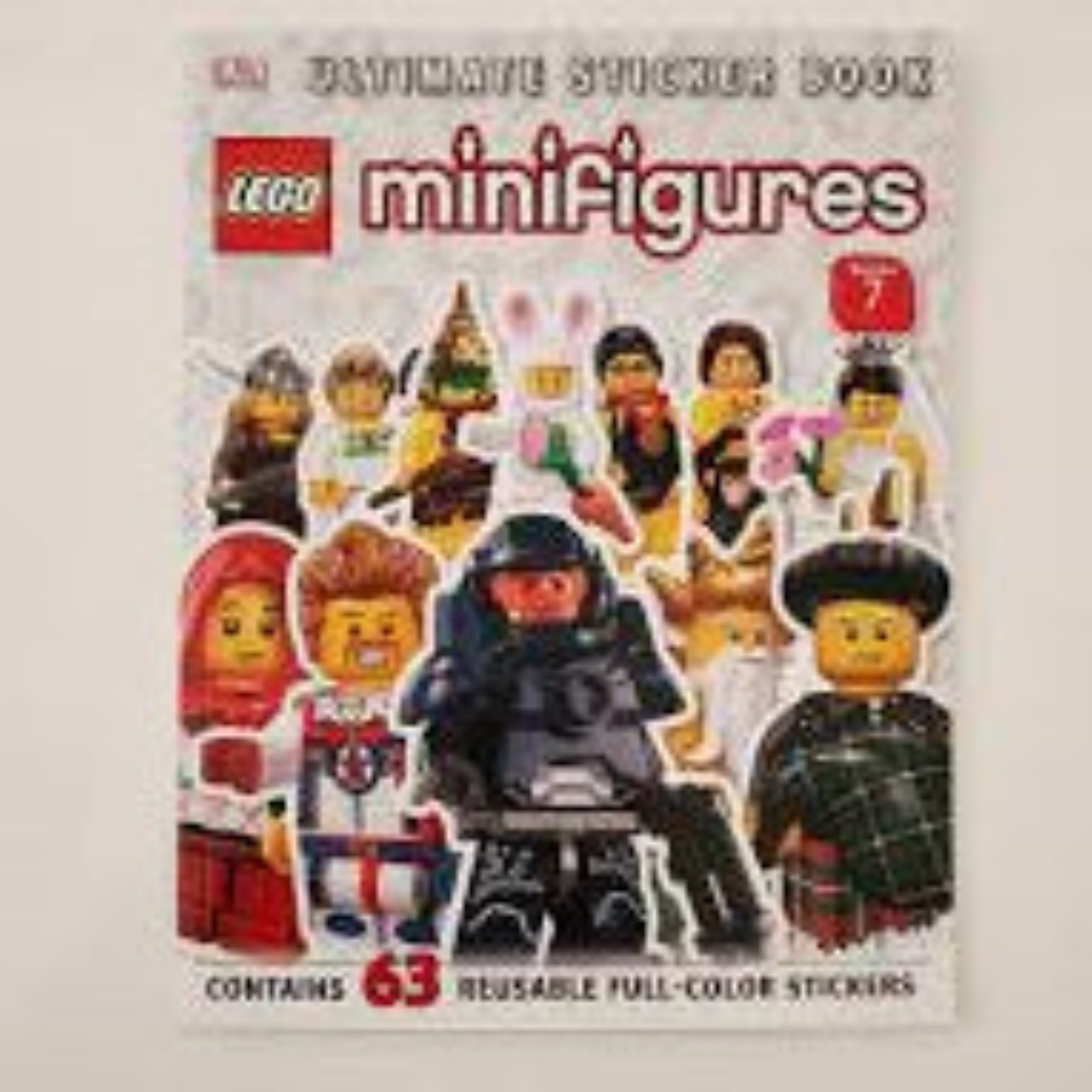 DK - Ultimate Sticker Book - Lego MiniFigures Series 7 - DK - كتاب الملصقات المطلق - سلسلة شخصيات ليجو المصغرة 7