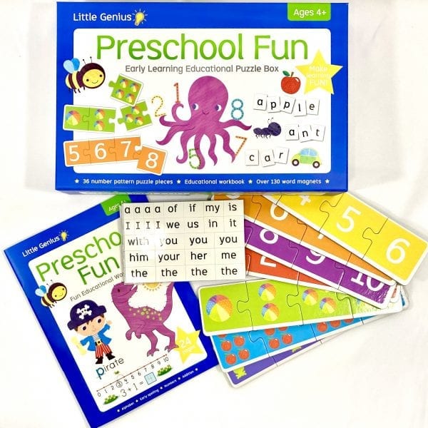 Little Learning Box Little Genius Early Learning Puzzle Box - Preschool Fun