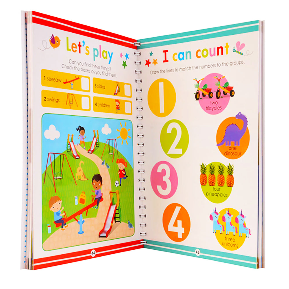 Scholastic Early Learners - Prekindergarten Summer Workbook (Wipe-Clean Workbook) - المتعلمون المدرسيون المبكرون - المصنف الصيفي لمرحلة ما قبل الروضة (مصنف التنظيف بالمسح)