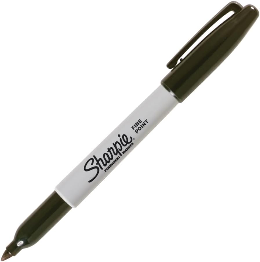 Sharpie - Fine Point Permanent Marker - Black - قلم شاربي - تحديد دائم برأس رفيع - أسود