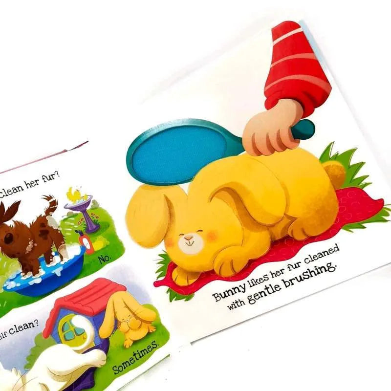 What Does Bunny Like?: Touch and Feel Board Book - ماذا يحب الأرنب؟: كتاب لمسي للرضّع