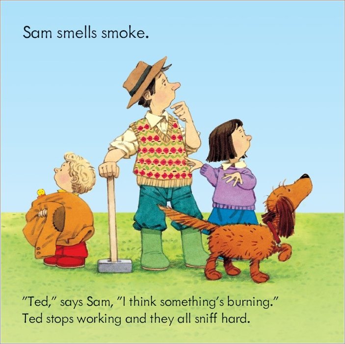 Usborne Farmyard Tales-Barn on Fire. حكايات مزرعة أوسبورن - الحظيرة على النار