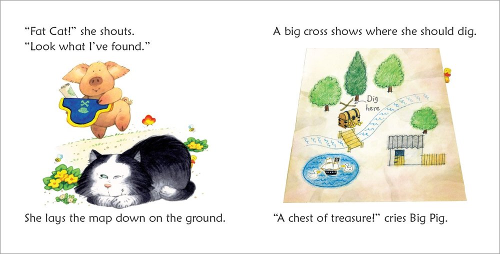 قراء Usborne Phonics - خنزير كبير في عملية حفر