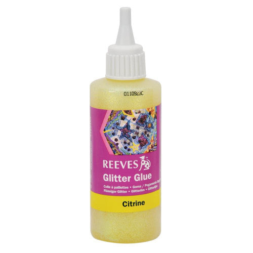 Reeves Glitter Glue - Citrine - غراء ريفز اللامع - سيترين