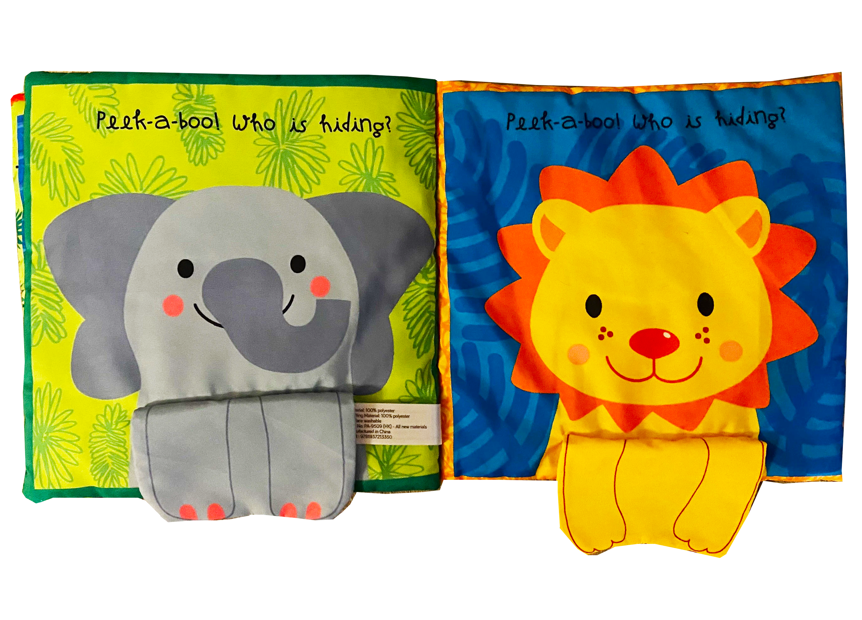 Play Peek-A-Boo! Jungle Animals - Cloth Book