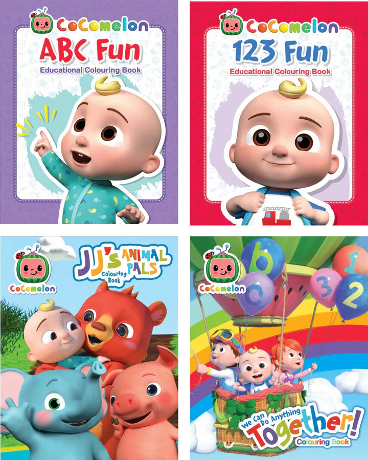 Cocomelon Activity Case Sets - 4 Activity Books