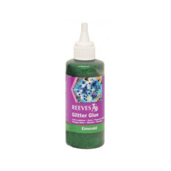 Reeves Glitter Glue - Emerald