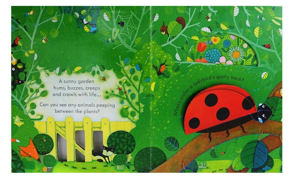 Usborne - Peep Inside - The Garden - Spectrawide Bookstore