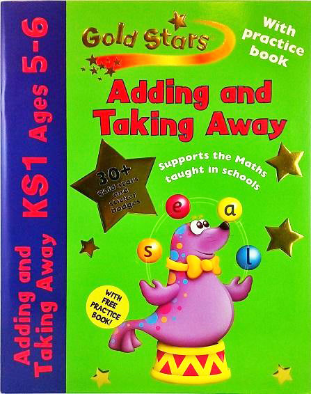 Gold Stars - Adding and Taking Away (Ages 5-6) - نجوم ذهبية - الجمع والطرح (الفئة العمرية 5-6 سنوات)