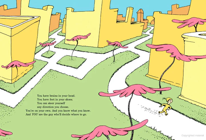 الدكتور سوس يجعل القراءة ممتعة! - أوه، الأماكن التى سترتادها!