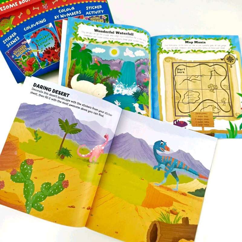Dinosaurs Activity Pack - حزمة أنشطة الديناصورات