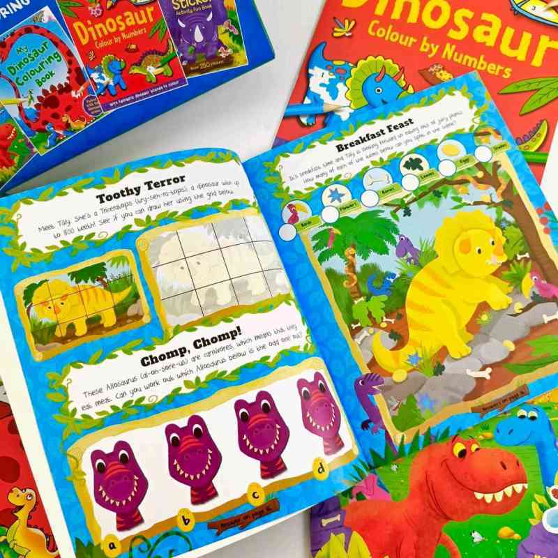 Dinosaurs Activity Pack - حزمة أنشطة الديناصورات