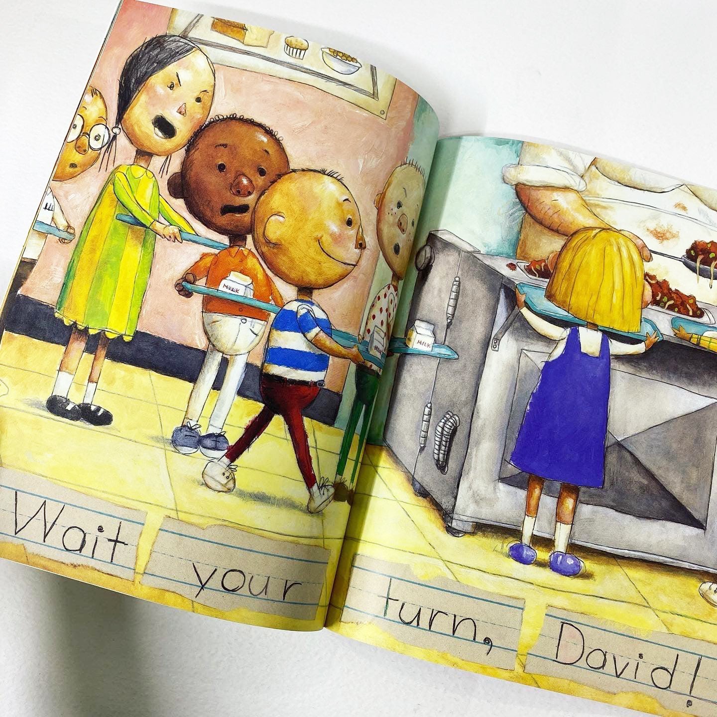 David Goes to School Board book