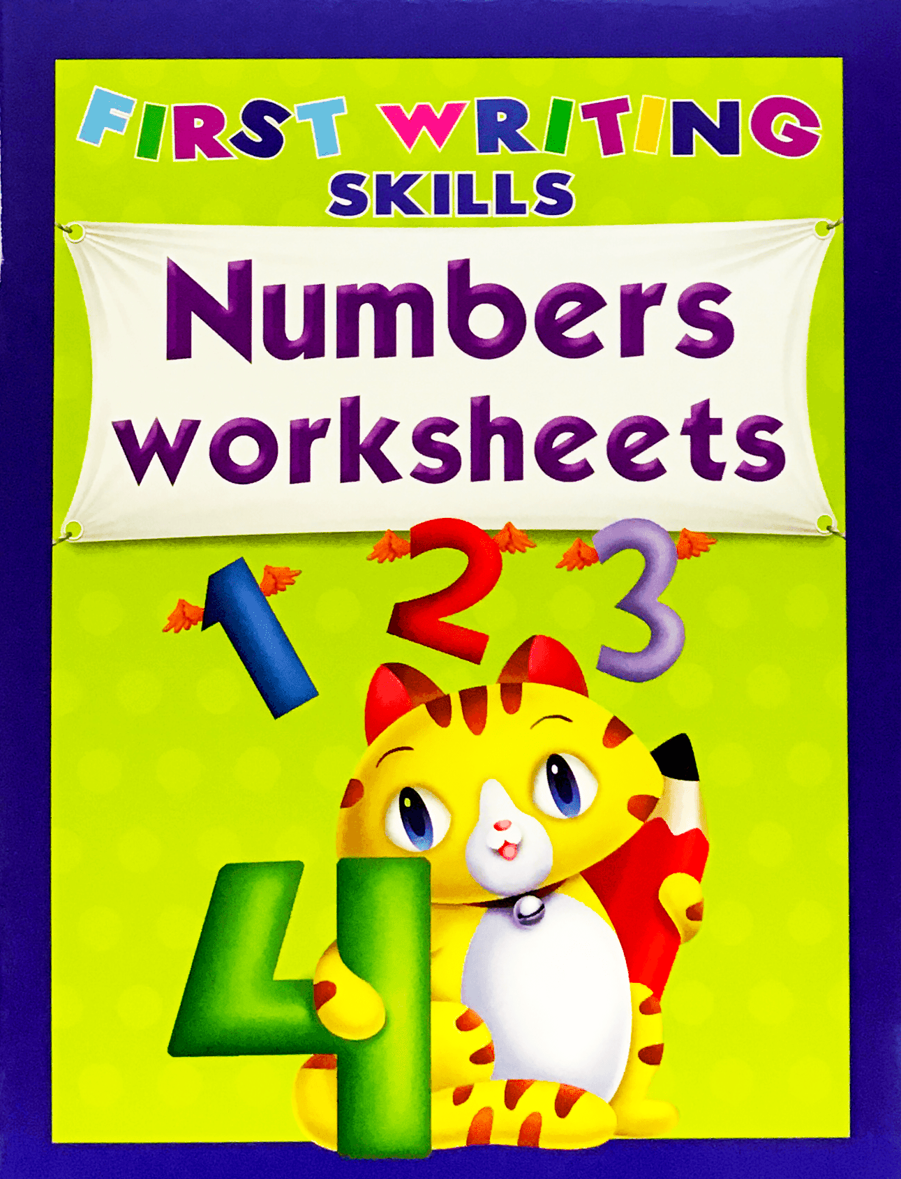 First Writing Skills - Numbers Worksheet