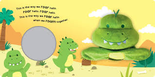Hand Puppet Book - Curious Dino