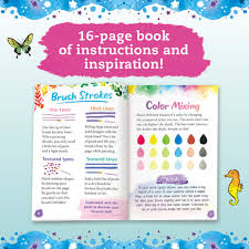 Klutz Watercolor Wishes Postcard Kit, 19 Piece Set, Multicolor - مجموعة بطاقات التهنئة بالألوان المائية من كلاتز، أمنيات بالألوان المائية، 19 قطعة، متعددة الألوان
