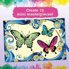 Klutz Watercolor Wishes Postcard Kit, 19 Piece Set, Multicolor - مجموعة بطاقات التهنئة بالألوان المائية من كلاتز، أمنيات بالألوان المائية، 19 قطعة، متعددة الألوان
