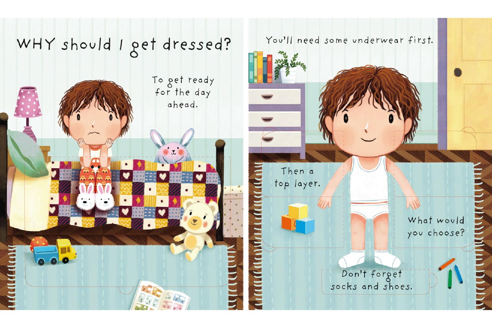 Usborne Lift The Flap: Very First Questions and Answers - Why Should I Get Dressed?