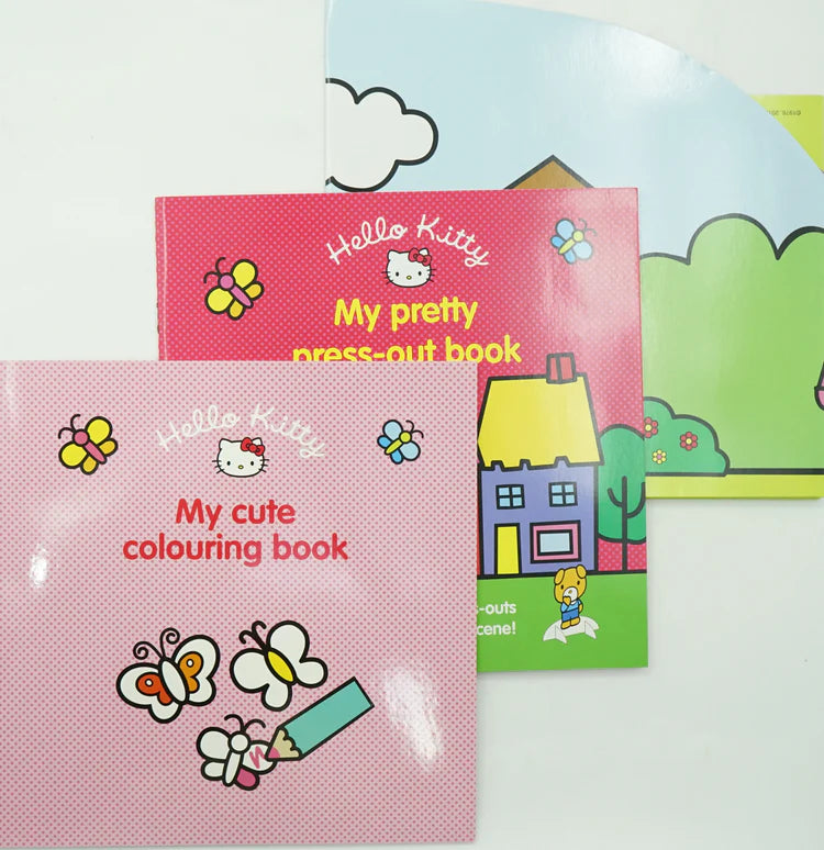 Hello Kitty - My Pretty Press-Out Book - هالو كيتي - كتابي الجميل للقص واللصق