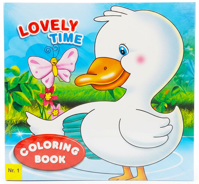 Lovely Time - Mini Colouring Book And Puzzle