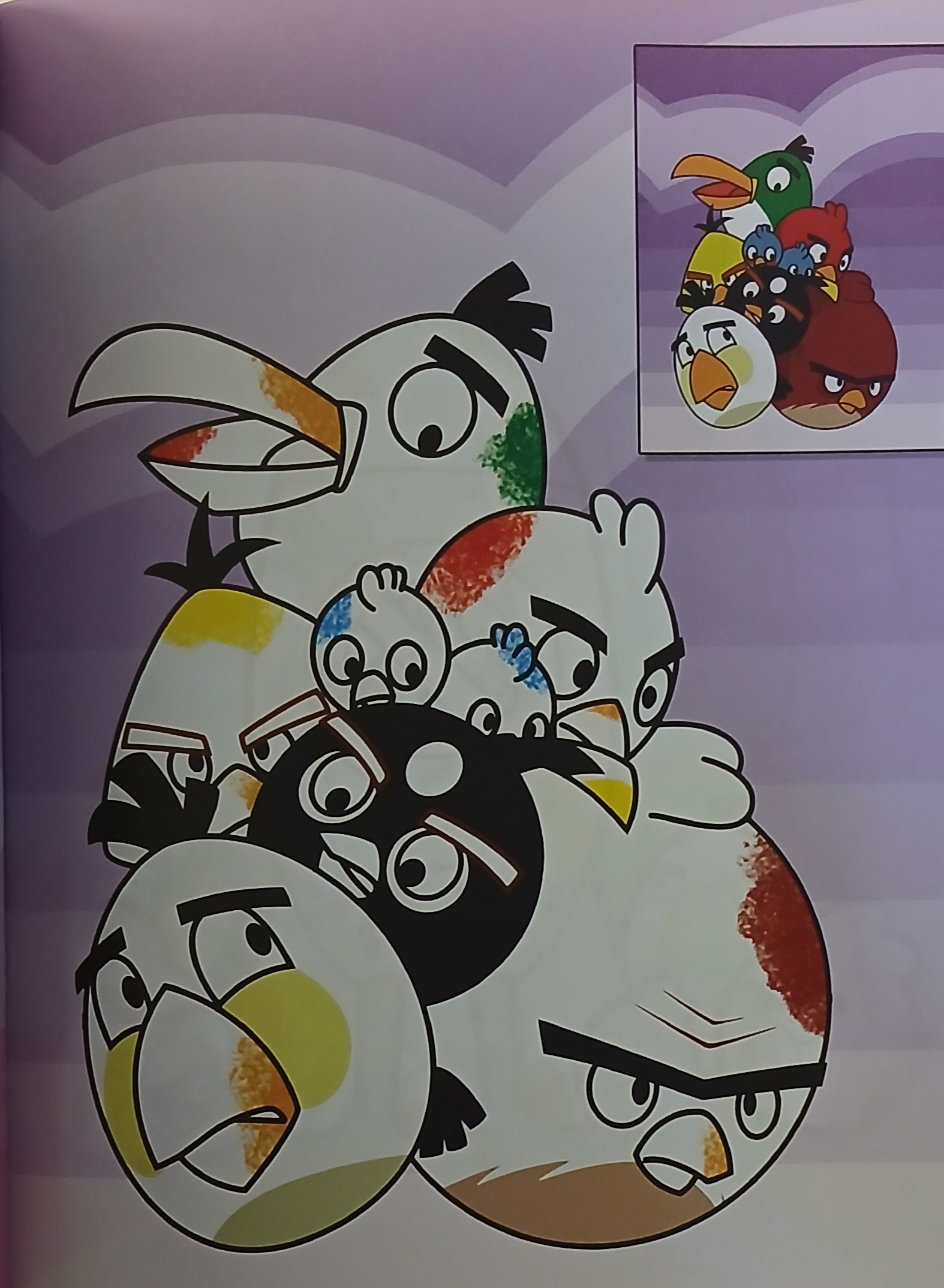 Angry Birds - Coloring Book - الطيور الغاضبة - كتاب تلوين