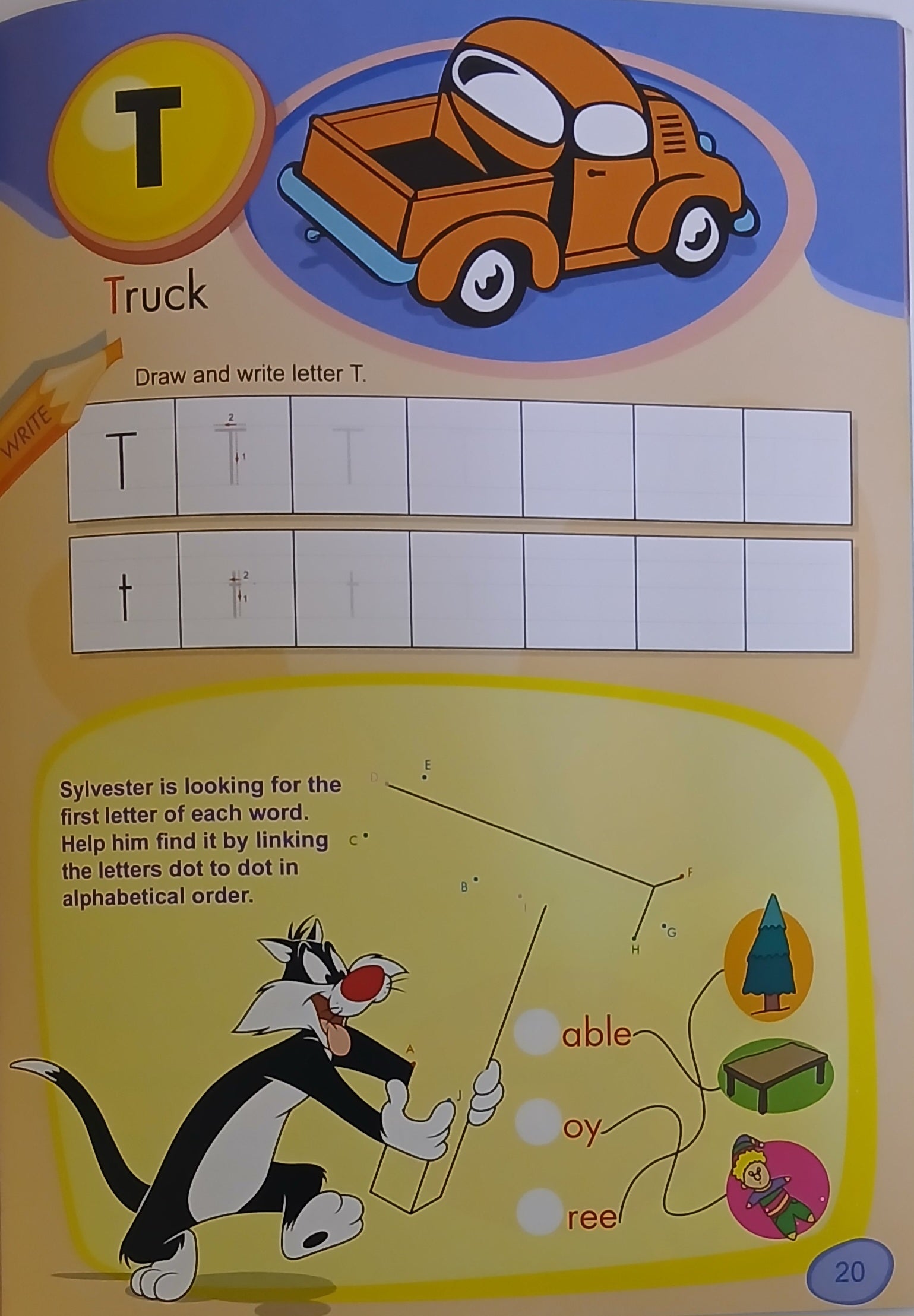 Looney Tunes - Learn, Color and Enjoy The Alphabet - From A to Z - لوني تونز - تعلم وتلوين واستمتع بالأشكال