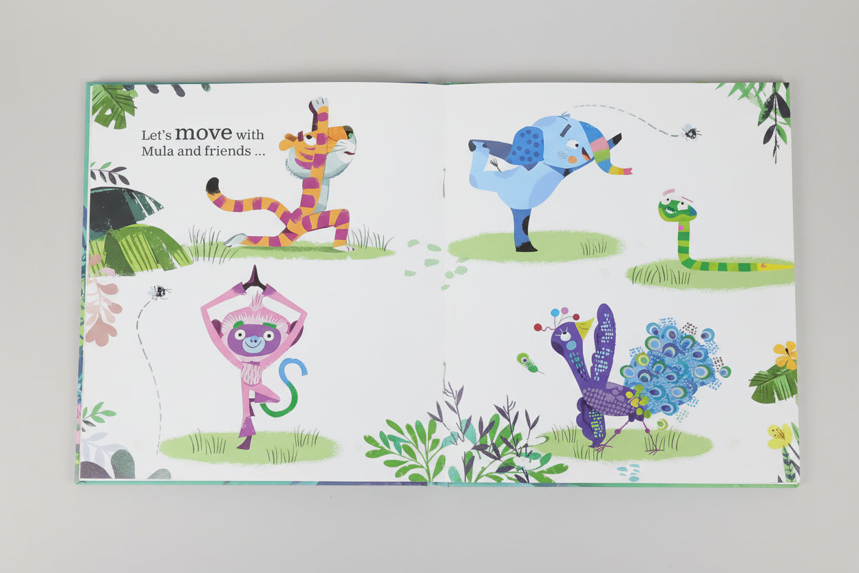 Mula and the Roarsome Day - A Fun Yoga Story (Mini Picture Book) - مولا واليوم الزئير - قصة يوغا ممتعة (كتاب صور مصغر)