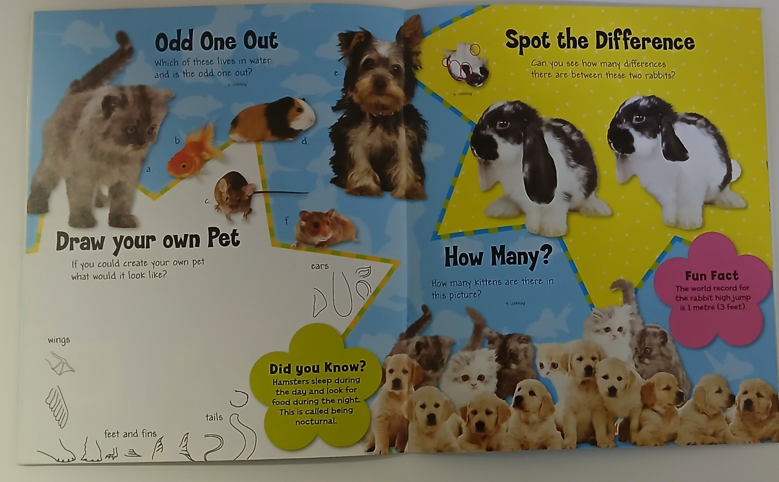 Baby Animals: Playful Pets - Sticker And  Activity Book
