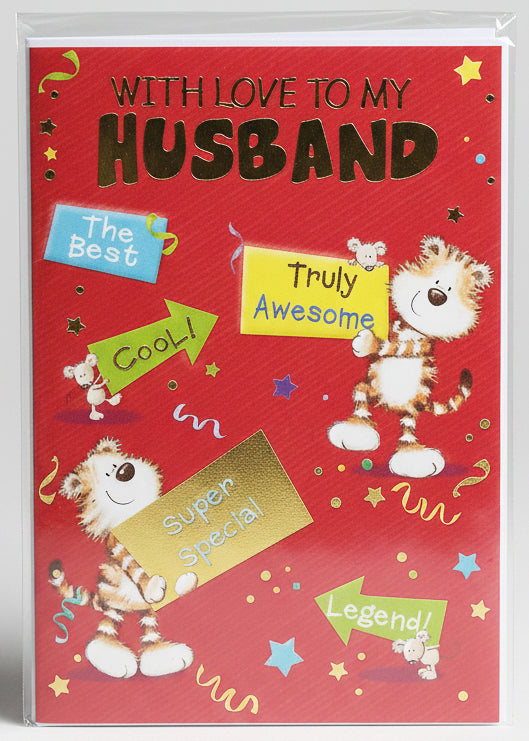 Assorted Greeting Cards - With Love to my Husband