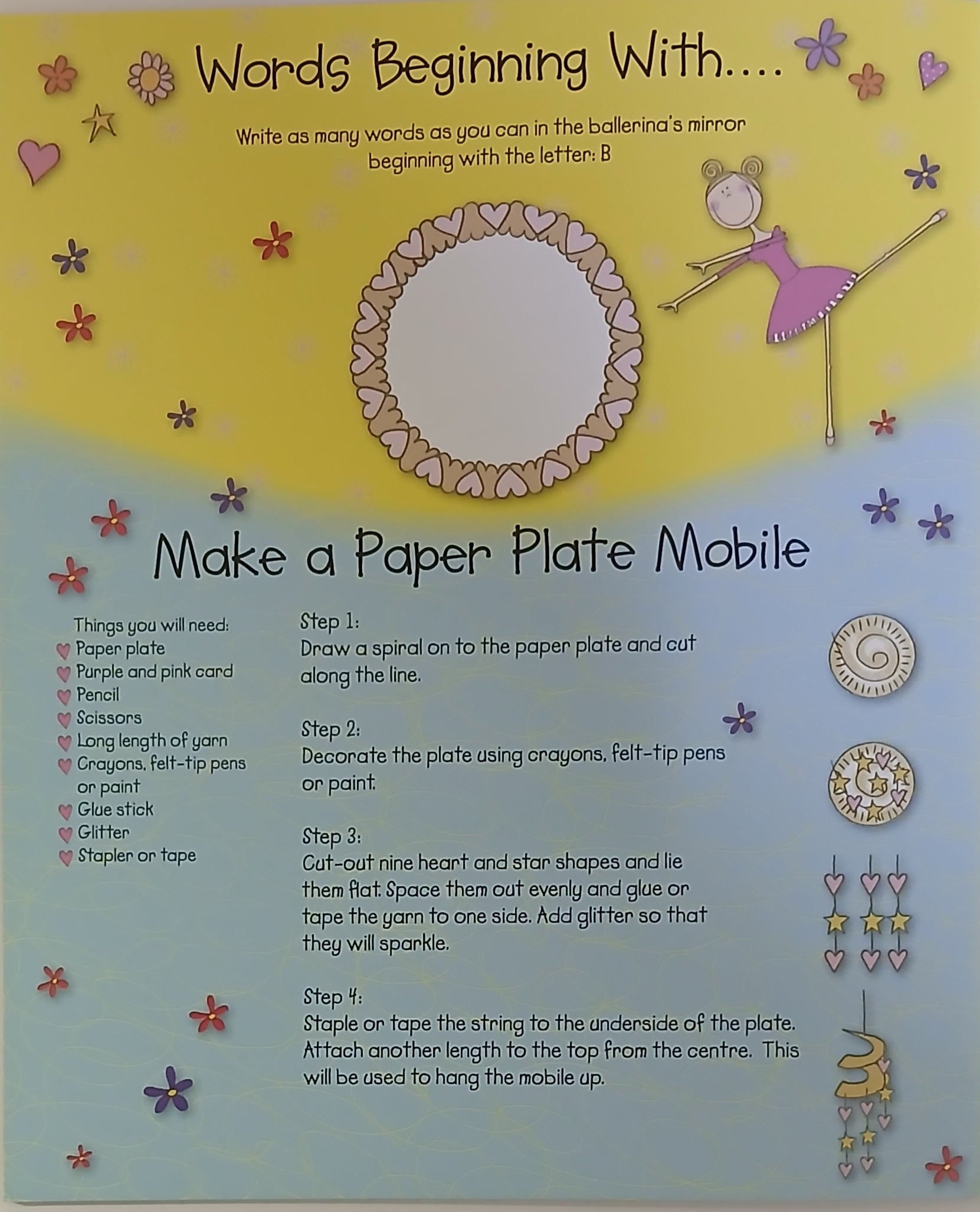 Ballerinas - Sticker And Activity Book - قراءة صورة - ملصق ولون - حكايات خرافية