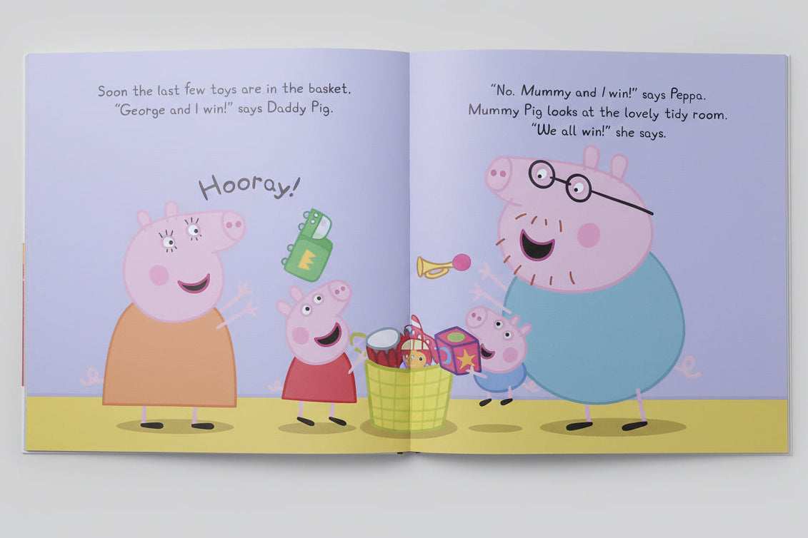 Peppa Pig: Tidying Up (Picture Book New Collection) - بيبا بيج - بيبا تحب الأطباء والممرضات (رقابة)