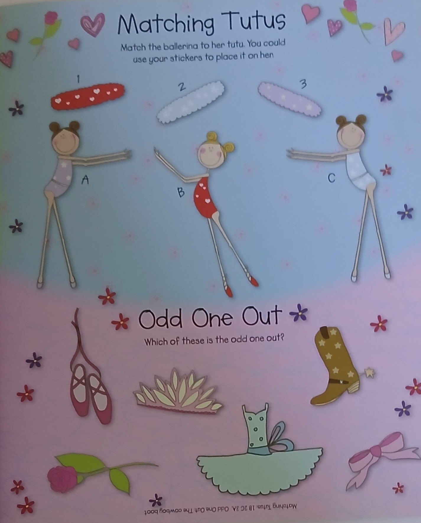 Ballerinas - Sticker And Activity Book - قراءة صورة - ملصق ولون - حكايات خرافية