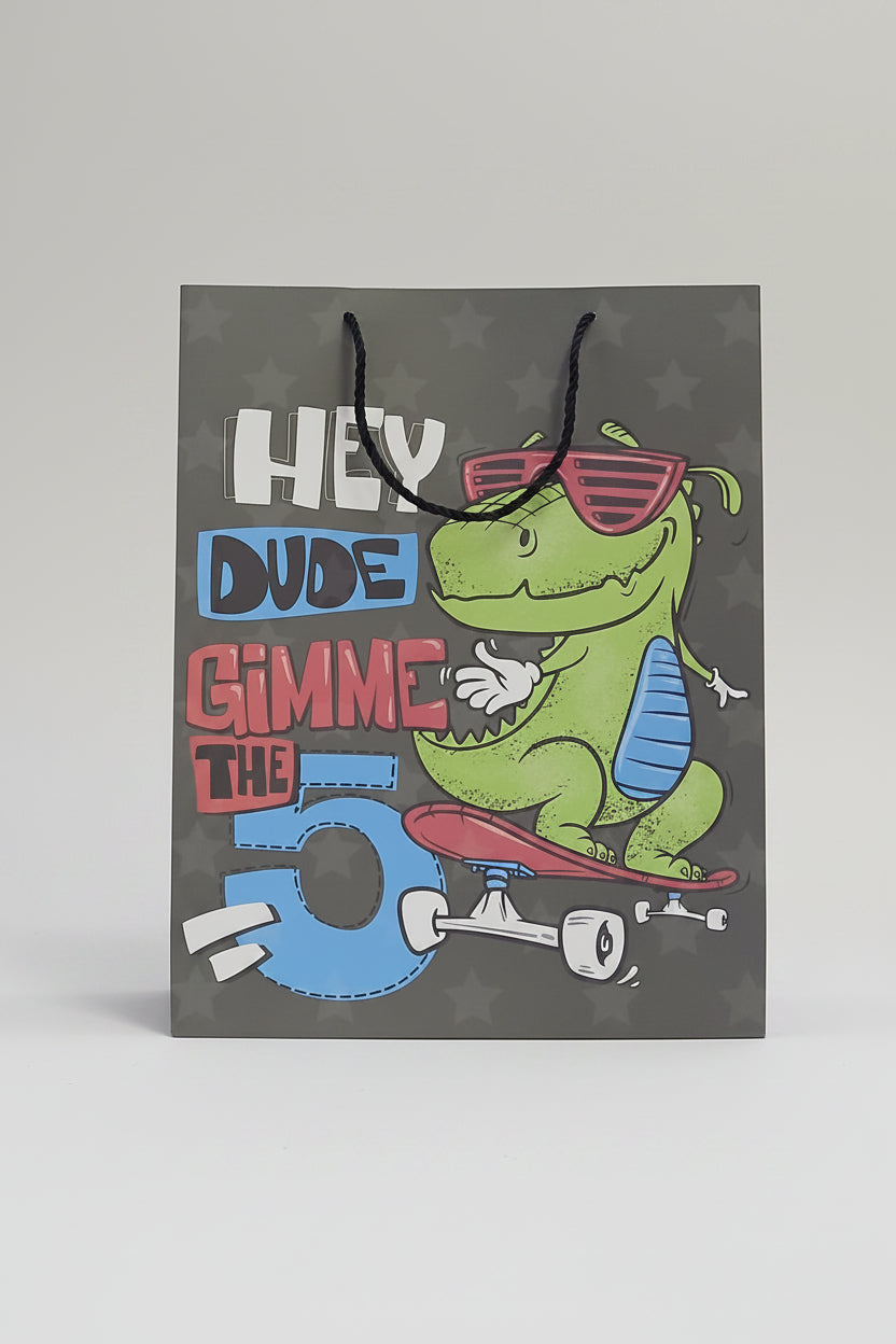 Gift Bag: Hey Dude Gimme The 5 - Large Size