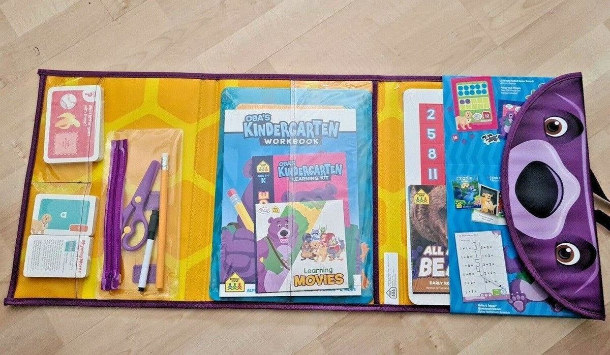 School Zone: Oba's Kindergarten Learning Pack - Age 5-6