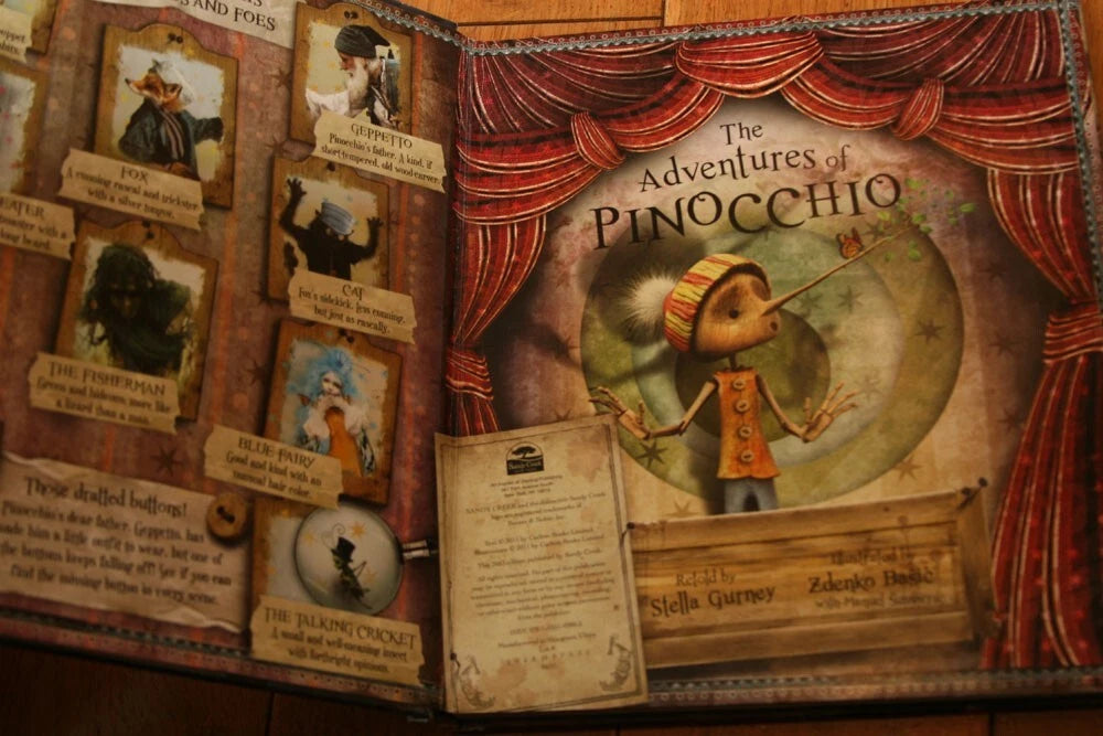 The Adventures Of Pinocchio - With Flaps To Open, Tabs to Pull  And Magnificent Pop-Up