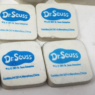 Dr. Seuss Assorted 4pcs Mini Eraser