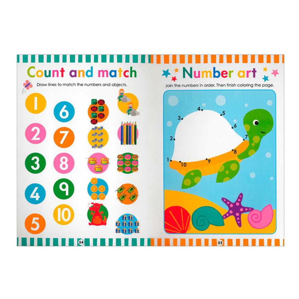 Scholastic Early Learners - Prekindergarten Summer Workbook (Wipe-Clean Workbook) - المتعلمون المدرسيون المبكرون - المصنف الصيفي لمرحلة ما قبل الروضة (مصنف التنظيف بالمسح)
