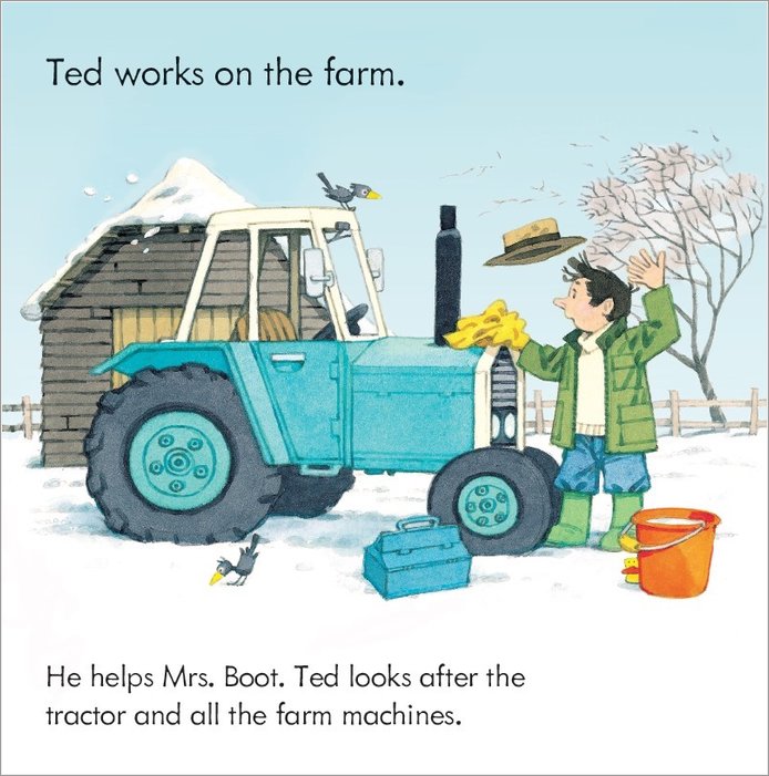 Usborne Farmyard Tales-Tractor في ورطة