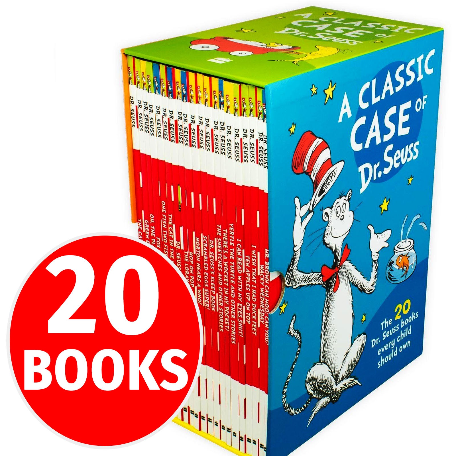 حالة كلاسيكية للدكتور. SEUSS - 20 مجموعة دكتور سوس - يجب أن يمتلكها كل
