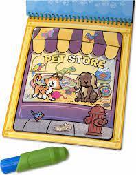 Melissa & Doug On the Go - Animal Water-Reveal Pad - Wow Water! Color with Water, Let it Dry and Color it Again! - Spectrawide Bookstore