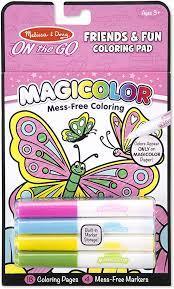 Melissa & Doug On the Go - Friends & Fun Coloring Pad - Magicolor Mess-Free Coloring - Spectrawide Bookstore