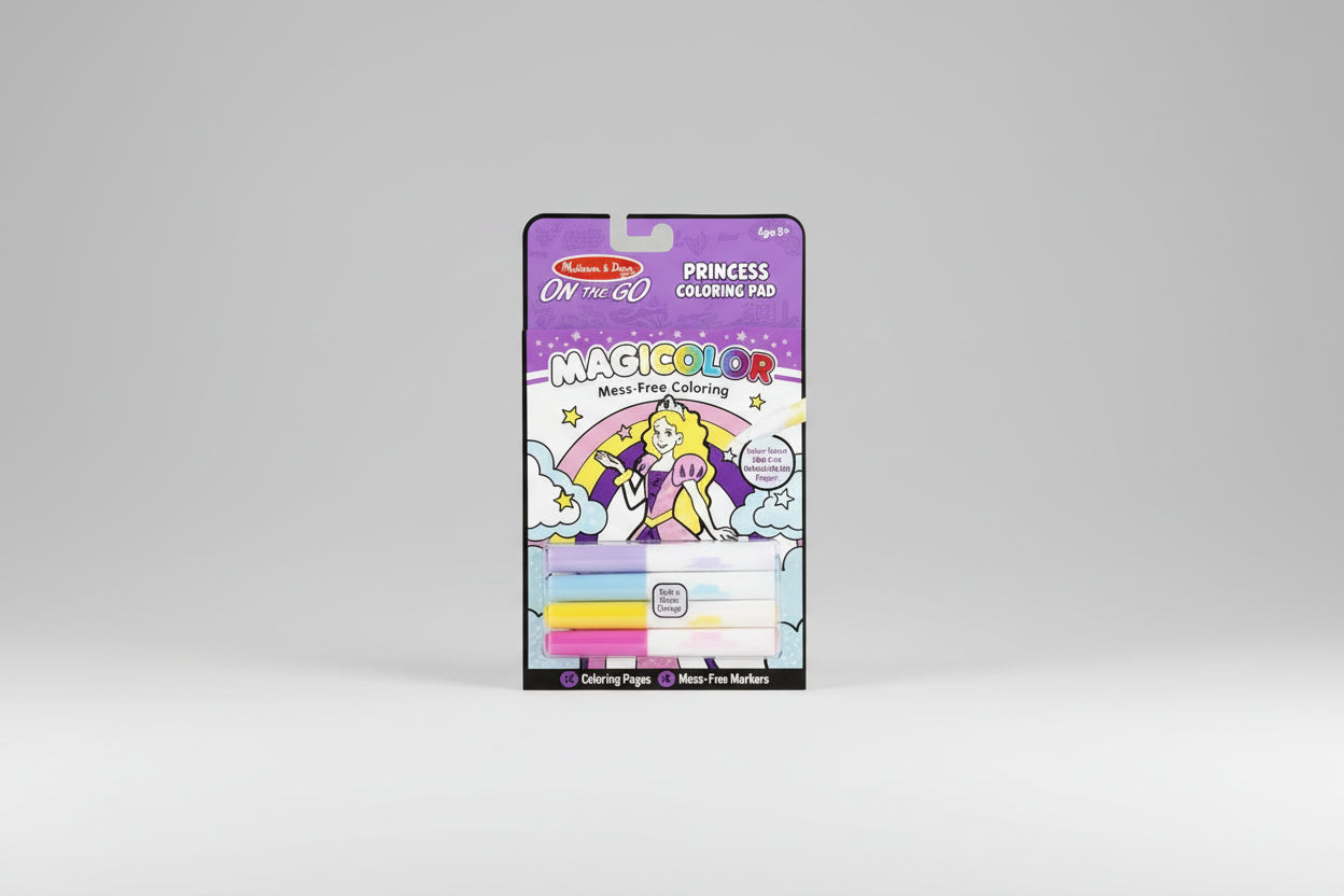 Melissa & Doug On the Go - Princess Coloring Pad - Magicolor Mess-Free Coloring - Spectrawide Bookstore