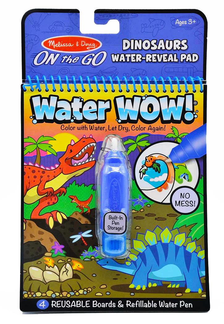 Melissa & Doug On the Go - Dinosaurs Water-Reveal Pad - Water Wow Color with Water, Let Dry - Spectrawide Bookstore