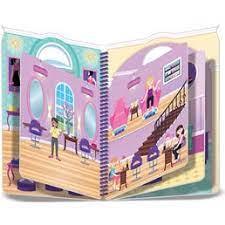 Melissa & Doug - 196 Reusable Puffy Sticker Plus Fold-and-Go Play Scenes! - Day of Glamour - Spectrawide Bookstore