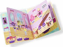 Melissa & Doug - 196 Reusable Puffy Sticker Plus Fold-and-Go Play Scenes! - Day of Glamour - Spectrawide Bookstore